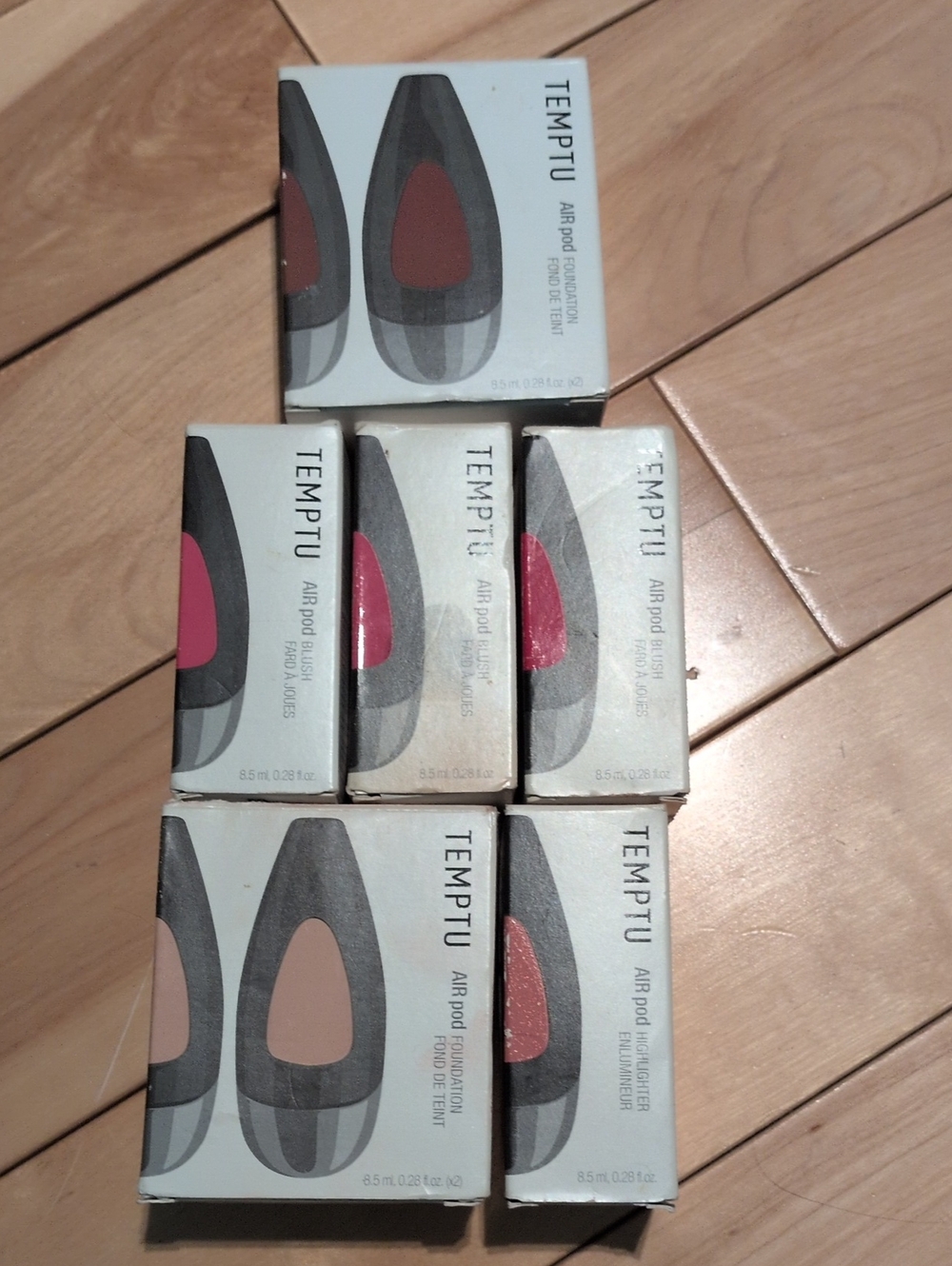 Temptu AirPod MAKEUP BUNDLE Foundation, Bronzer, Blush & Highlighter